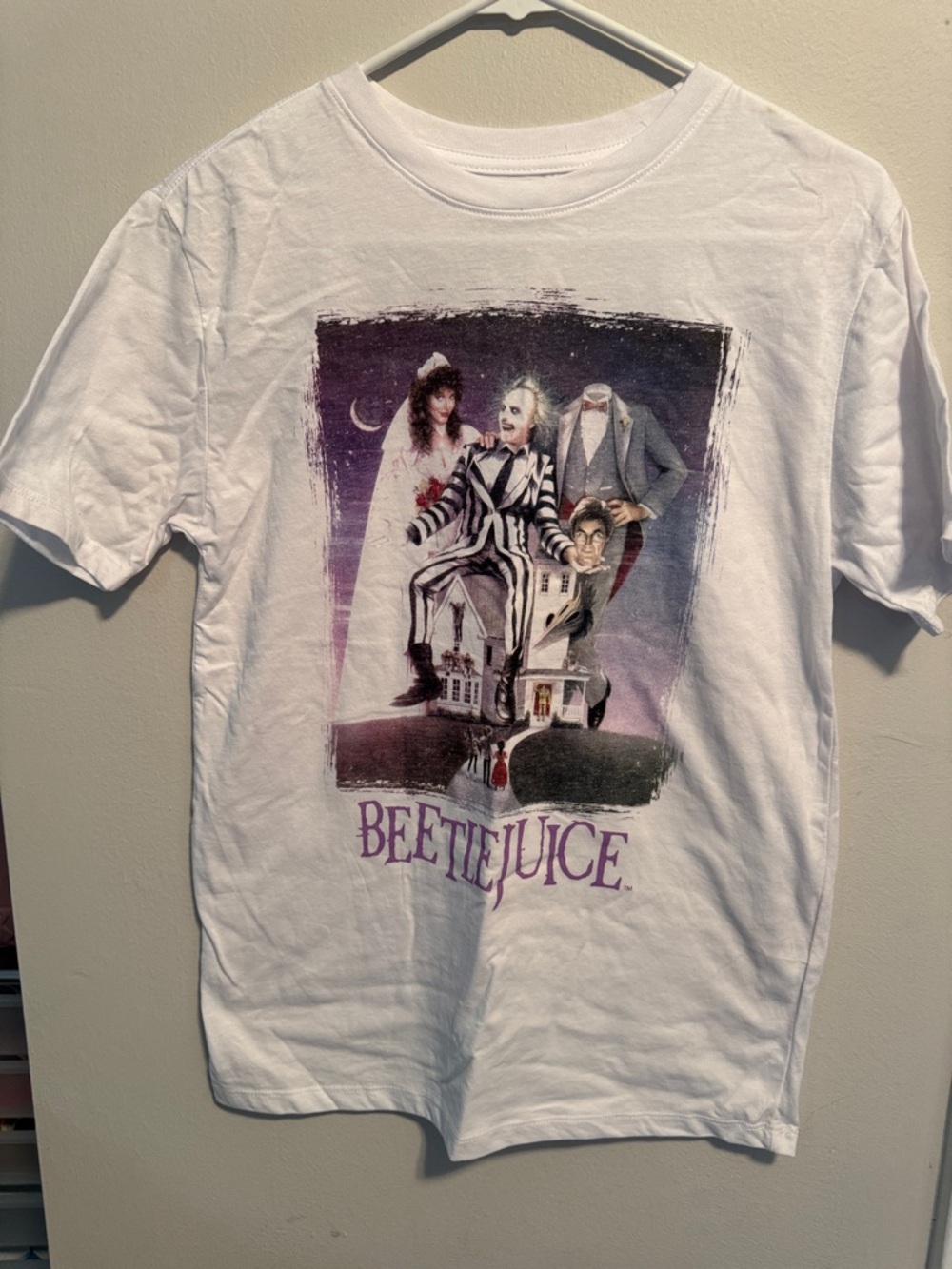 Beetlejuice Graphic Short Sleeve Tee - White